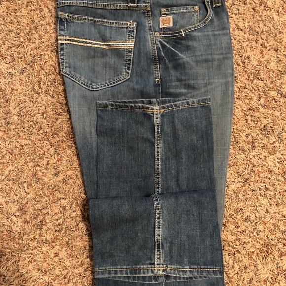 starched cinch jeans